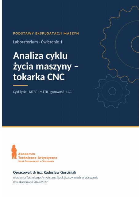 Okładka instrukcji do ćwiczenia 1