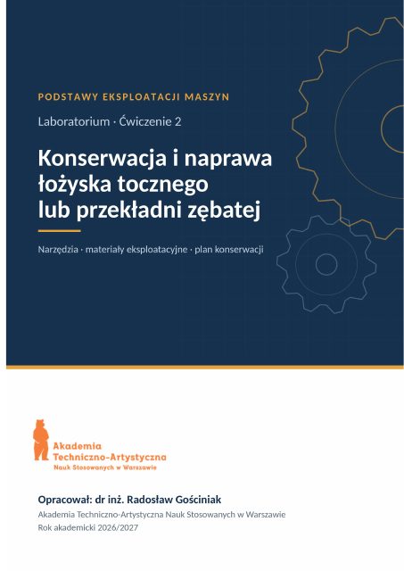 Okładka instrukcji do ćwiczenia 2