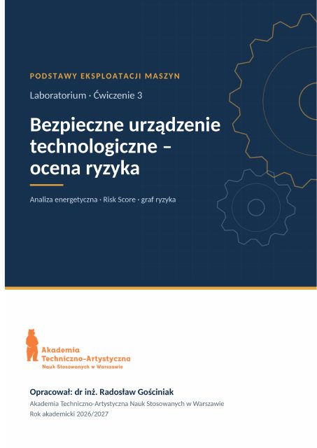 Okładka instrukcji do ćwiczenia 3